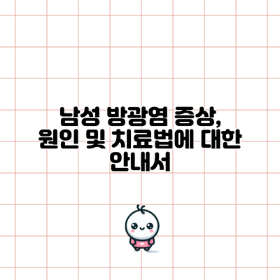 남성 방광염: 증상, 원인 및 치료법에 대한 안내서